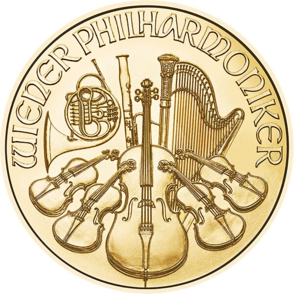 1/2 oz Austria Philharmonic Gold Coin