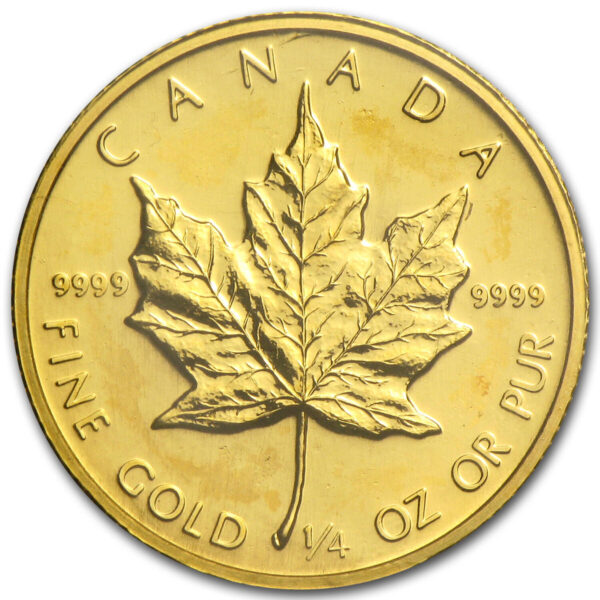 1/4 oz Gold Maple Leaf Coin