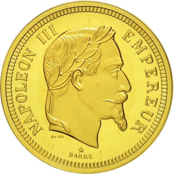 100 Francs Napoleon III Laureate