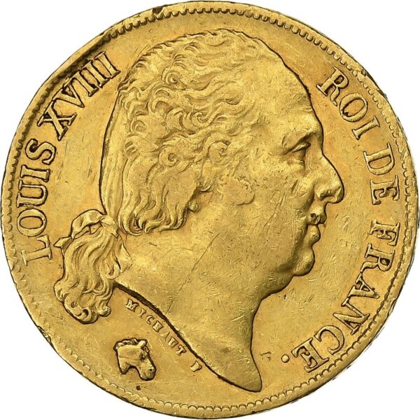20 FrancsLouis XVIII France