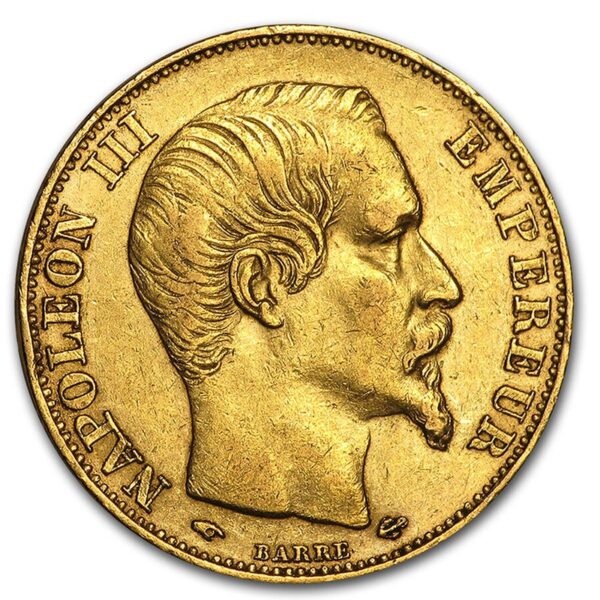 20 Francs Gold Coin Napoleon III France