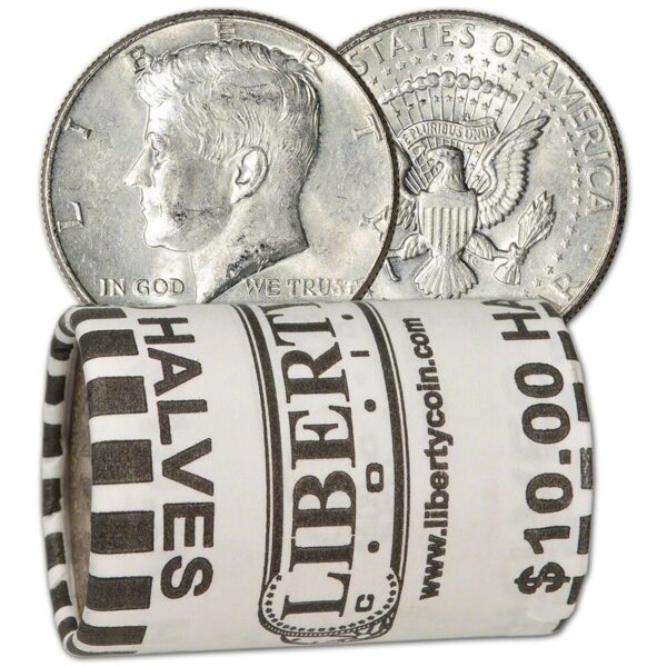 90% Silver 1964 Kennedy Half Dollar 20-Coin Roll