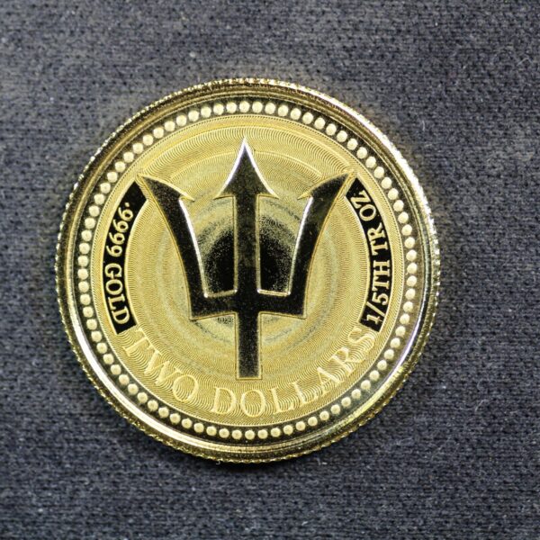 Barbados 1/5 oz Gold Trident