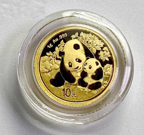 Chinese 1 Gram Panda Gold Coin