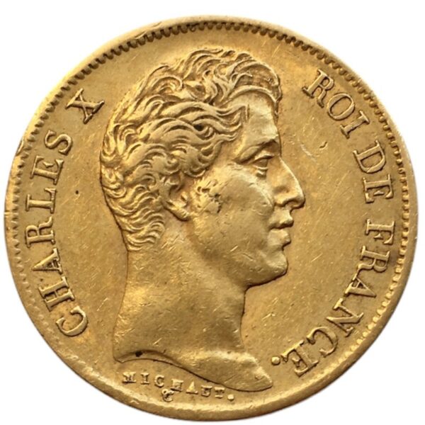 Gold 40 Francs Charles X