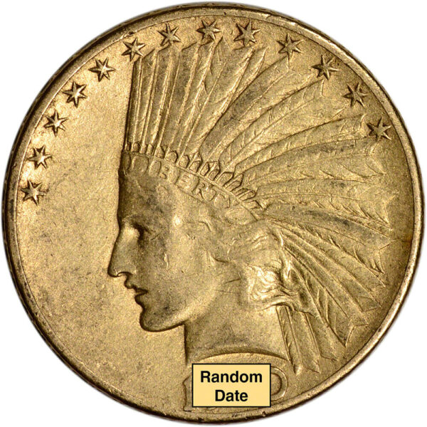 $10 Indian Eagle Gold Coin (VF)